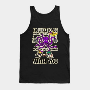 Octopus's Garden Music Art Music Tank Top